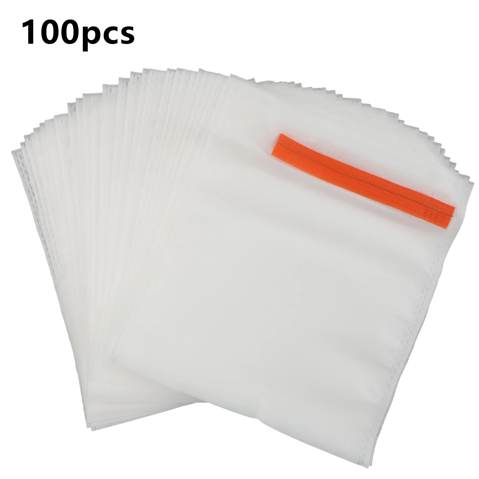 

100PCS Grape Protection Bags Fruit Bagging Insectproof Non Woven Waterproof Bag Breathable Grape Special Bagging 18x20cm White
