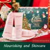 Wild Strawberry Moisturizing Christmas Gift Box Hand Cream Body Lotion Facial Cleanser Combination Korean Skincare Sets Products 4