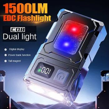 Mini USB LED Flashlight – 1500 Lumens, Rechargeable 1