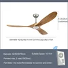 Luxury Natural Wooden Ceiling Fan Home Decorative Pendant Fan With Lamp Reversible Motor Suitable for Summer and Winter 6