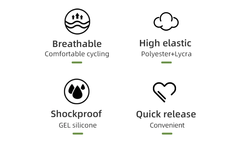 Description Picture 4 of itemCXWXC Ultra Thick Gel Palm Pad Cycling Gloves MTB Road Bike Half Finger Mittens Hiking Fishing Climbing Sports Shockproof Gloves