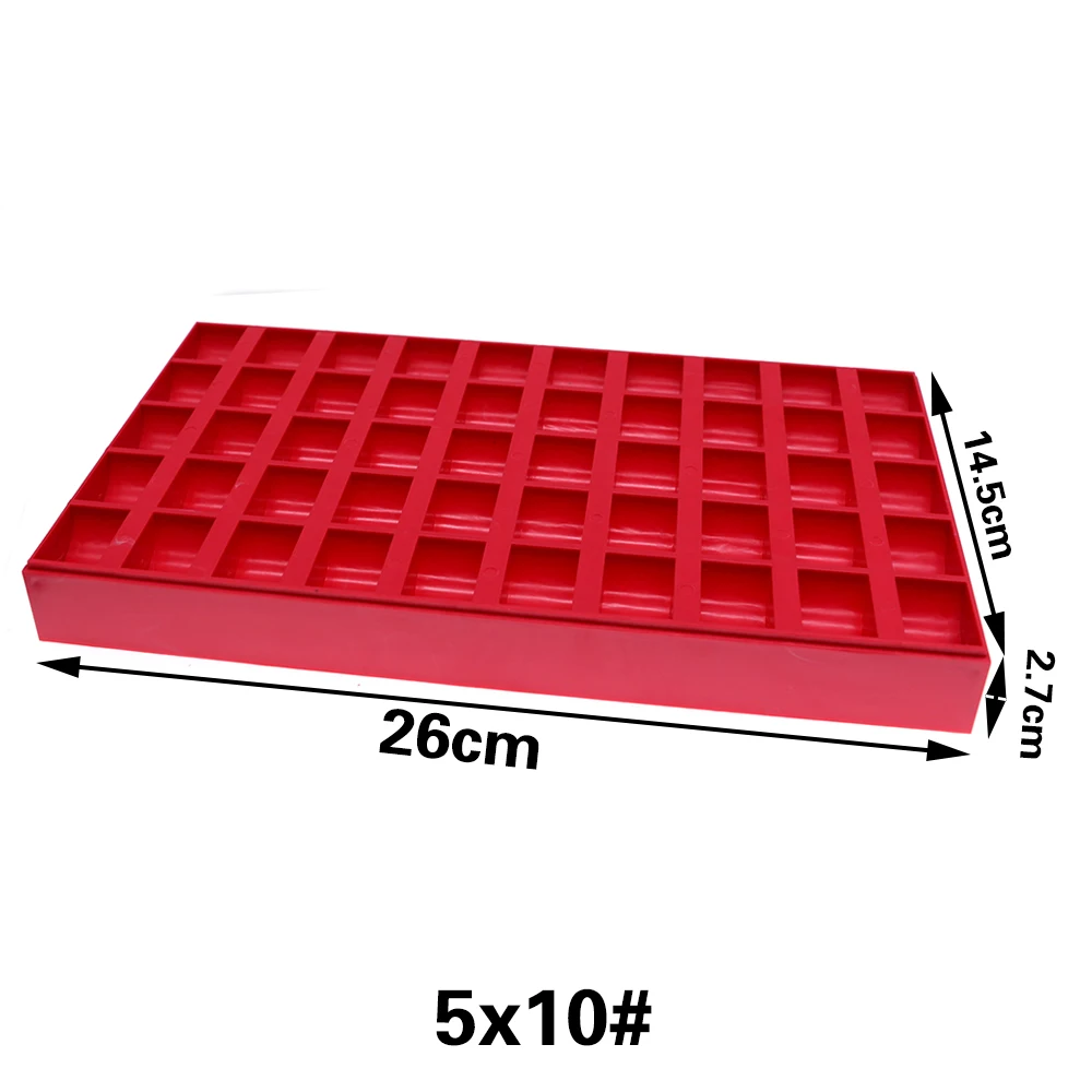 플라스틱 엔터테인먼트 아케이드 게임 메달 용기, 코인 토큰 상자, 24mm, 25mm * 1.8mm, 5x6, 5x10 사용 가능 -  AliExpress