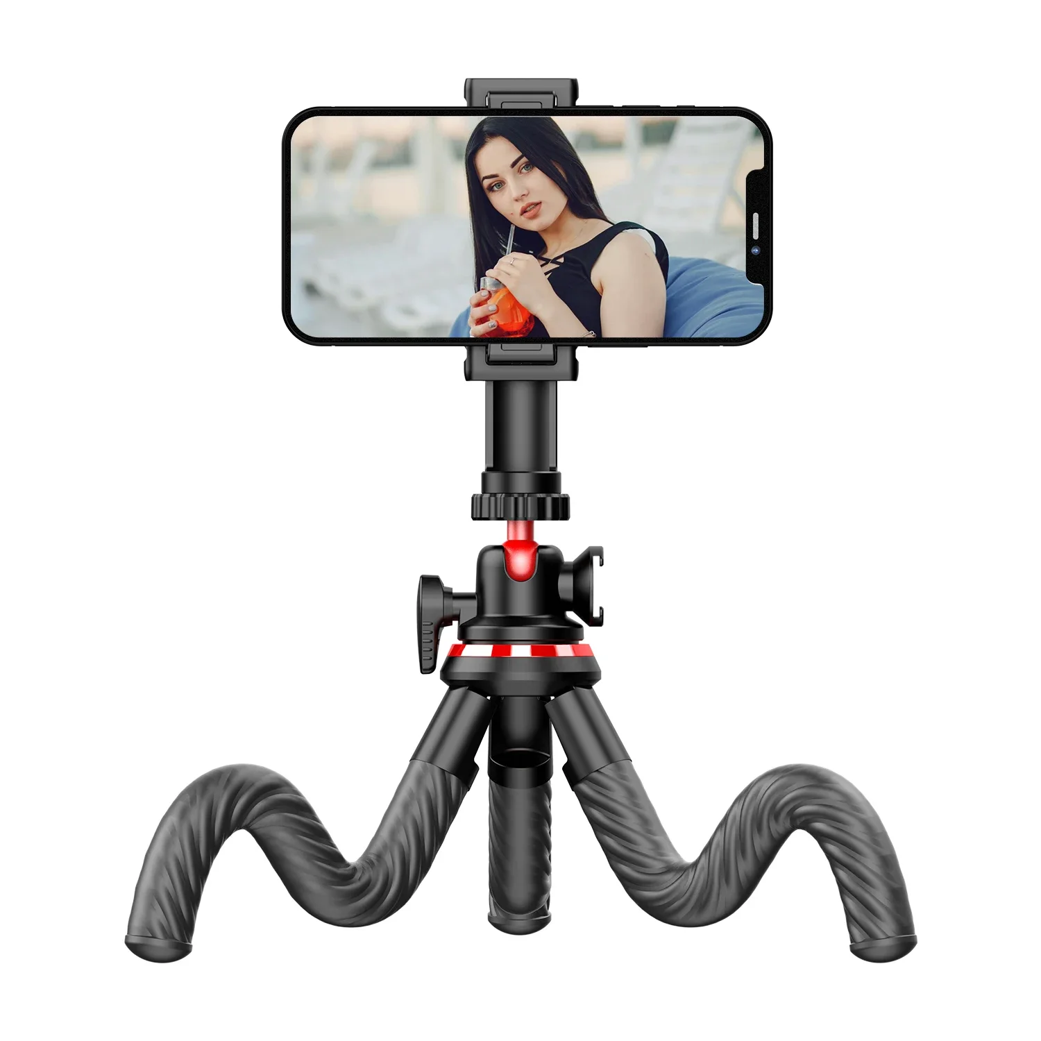 Octopus Tripod for DSLR Camera, Mobile Live streaming Stand, Multifunctional Tripod, Triangle Stand