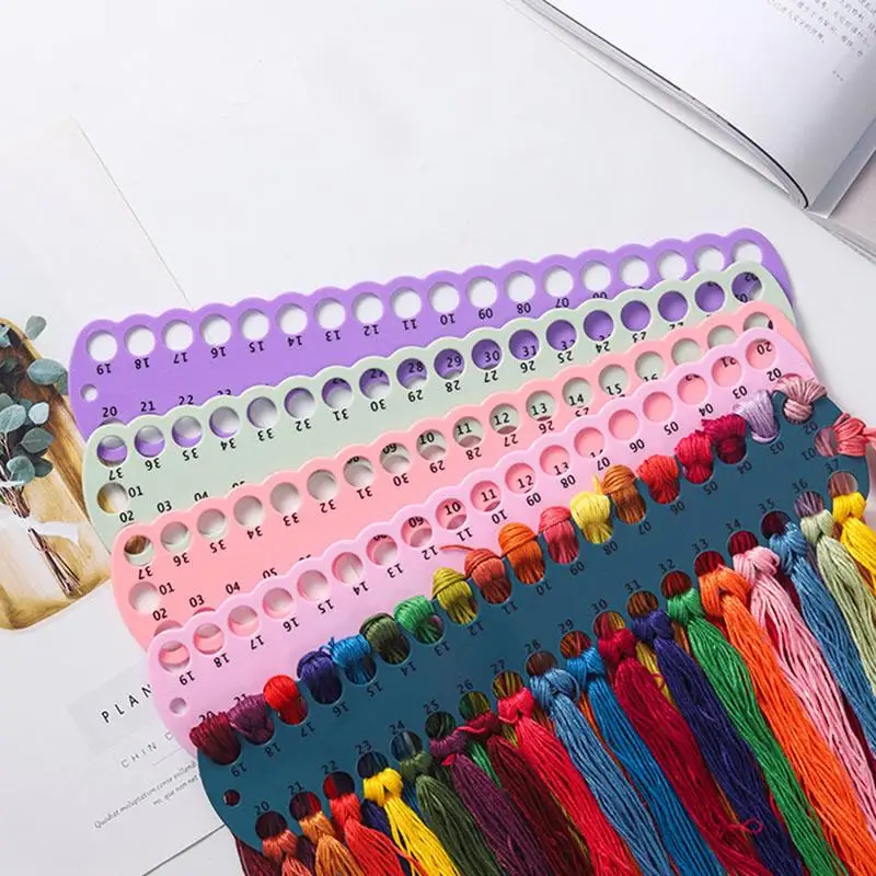New Embroidery Floss Organizer Cross Stitch Threads Holder Storage Tool Thread Sorter Organization Sewing Accessory