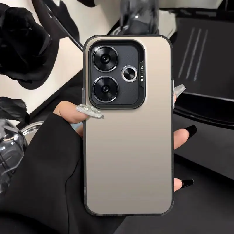 Luxury Metallic Aurora Skin Matte Phone Cover Case