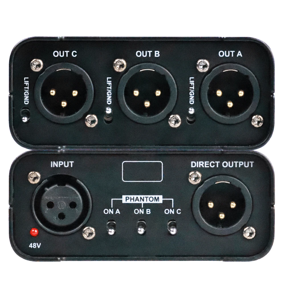 ProfessionalEquipmentStereoMonoAudioSignalSplitterAmplifier