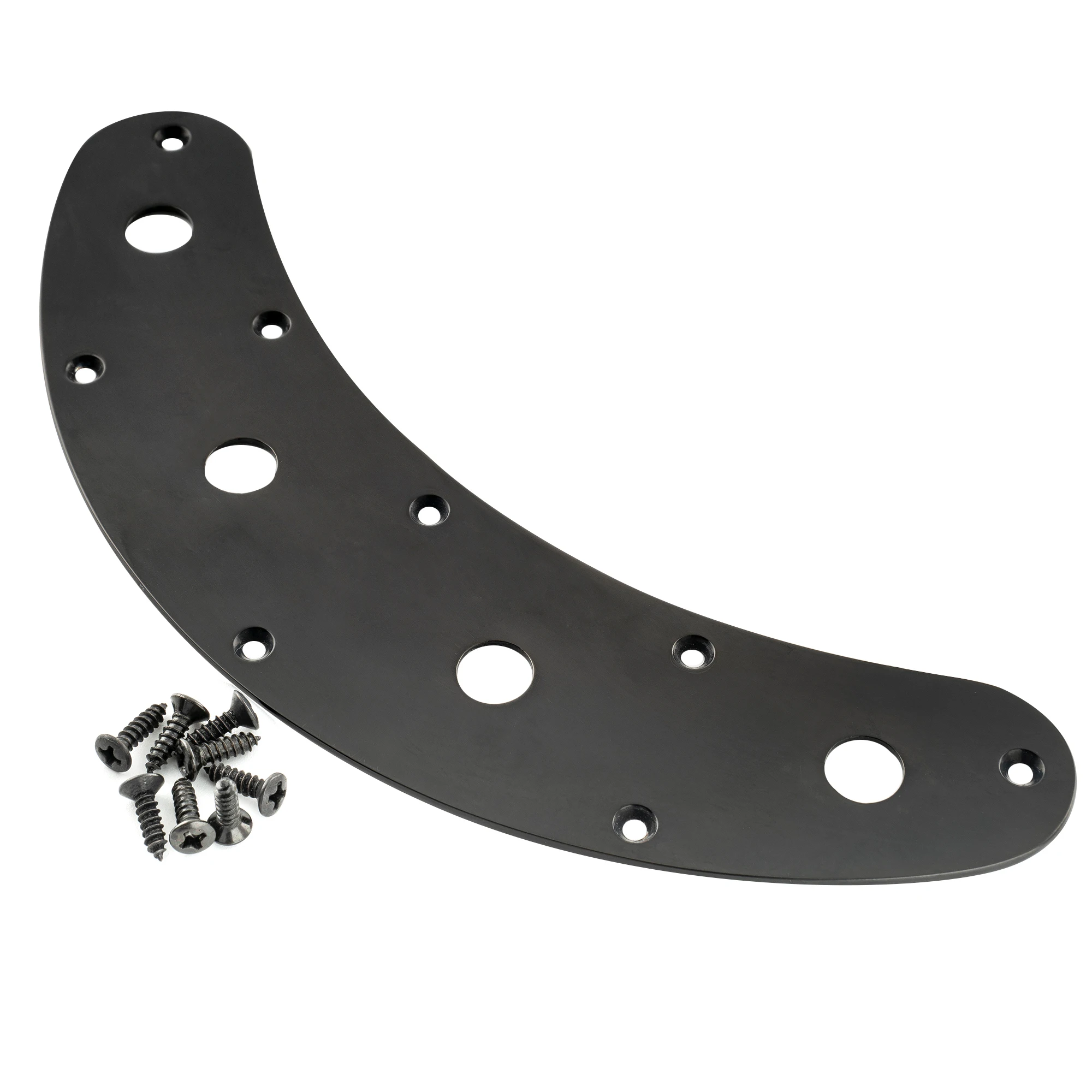 Musiclily Pro Steel 4-Loch-Basssteuerplatte für Music Man Style E-Bass – Detail 2