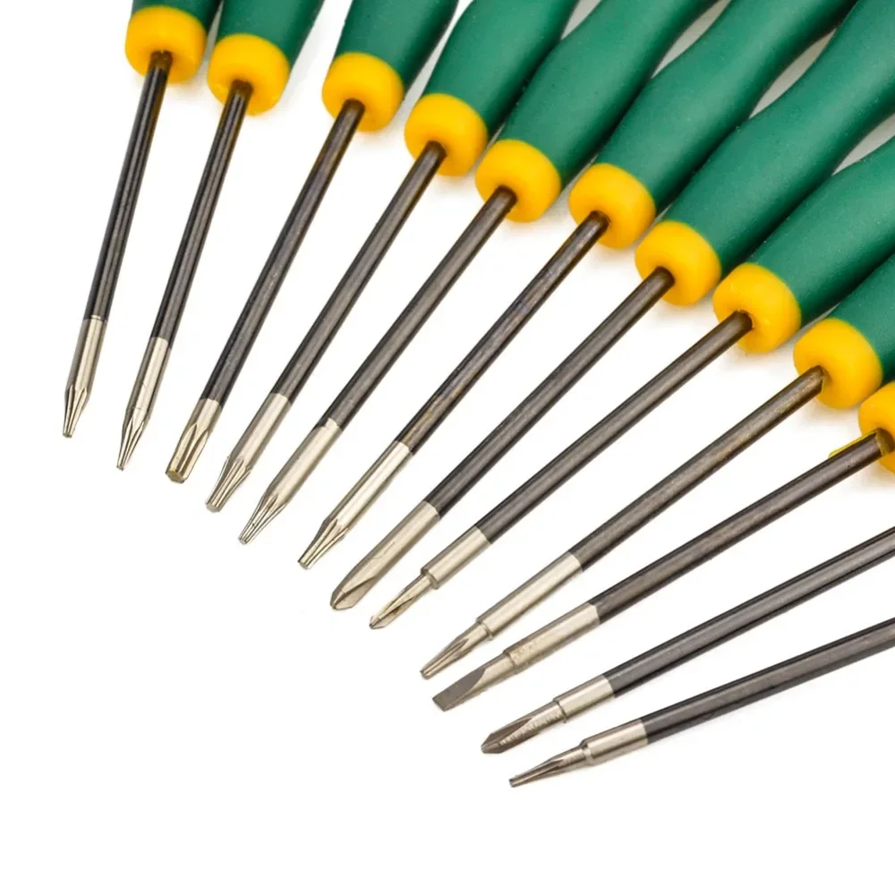 BST-666 정밀 12 in 1 드라이버 세트 휴대 전화 PC 태블릿 분해 수리 키트 Phillips Torx 스크류 드라이버