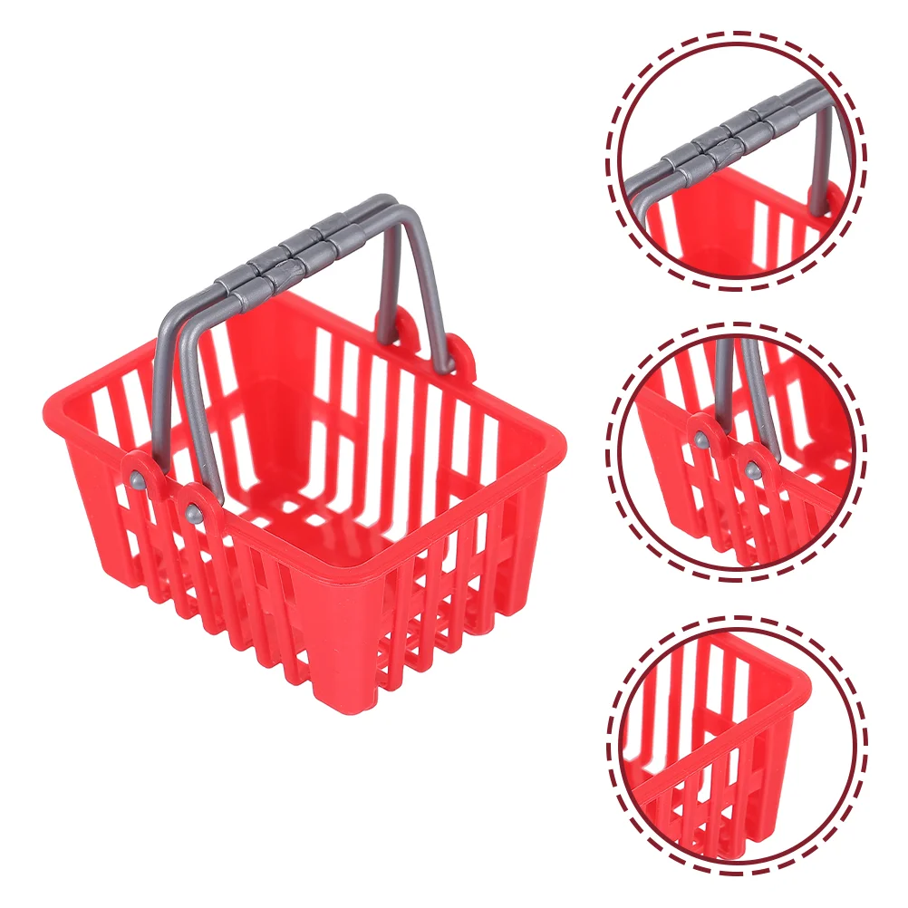 

20 Pcs Mini Shopping Basket for Kids Toys Toddlers Picnic Girls Age 4-5 Plastic