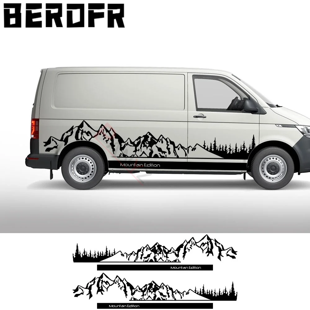 4 Pz/Lotto Adesivi Per Auto Per Volkswagen Vw Transporter T4 T5 T6 Multivan Caravelle Camper Camper Decalcomanie Fai Da Te Accessori
