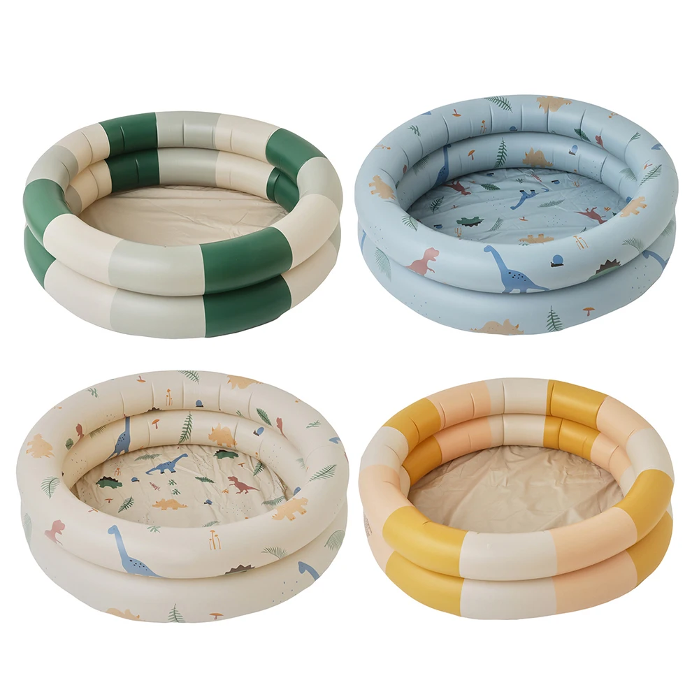 Piscine Gonflable Bébé Enfant Ronde 70x20 Cm – Pataugeoire Été Avec Fond Sécurité Antidérapant Bleu Ou Rose