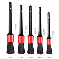 5pcs Detailing Brush Set Car Brushes Car Detailing Brush For Car Cleaning Detailing Brush Dashboard Air Outlet Wheel Brush 1
