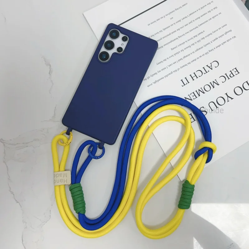 Crossbody Strap Shockproof Lanyard Case - Outdoor Anti-Loss Cover