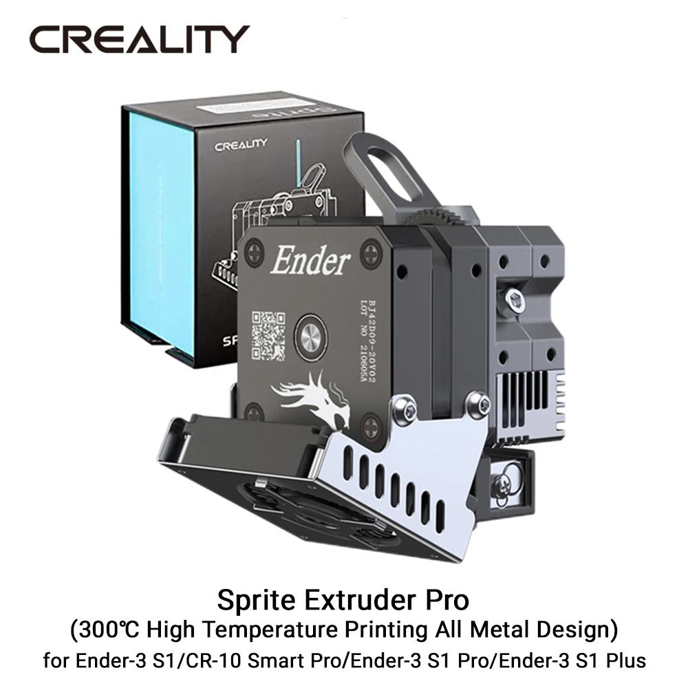 Extrusora de Sprite Creality Pro Todo o Metal Duplo 3.5:1 Engrenagem de Alimentação Design 3d Impressora Atualizar Peças para Ender3 s1 Cr10 Inteligente Pro