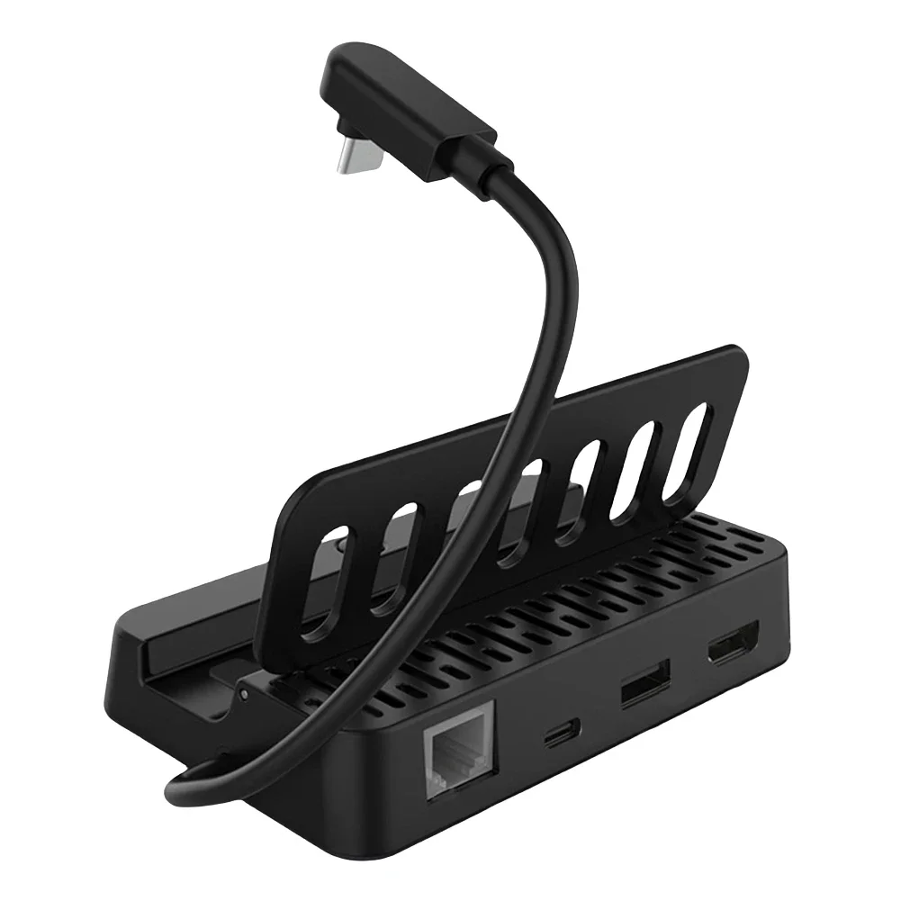 도크 콘솔 허브 C 타입 도킹 스테이션, HDMI 호환 션트 허브 익스텐션, 스팀 데크 핸드헬드 게임용, 4K, 30HZ 허브 거치대