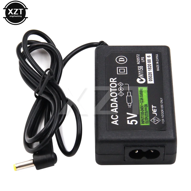 EU Plug 5V Home AC Adapter Wall Charger Power Supply for Sony PlayStation Portable PSP 1000 2000 3000 Charging Cable US Cord