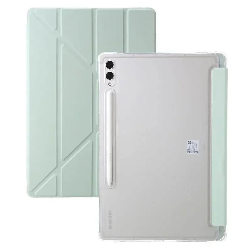 Premium Clear Acrylic Stand Smart Cover with Pen Holder