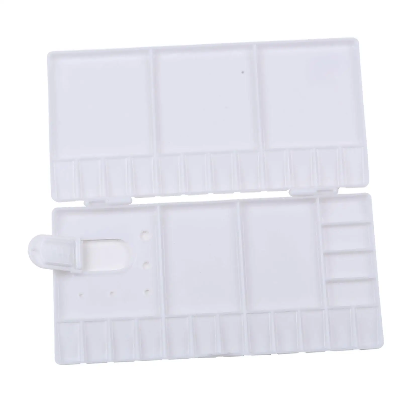 Empty Watercolor Palette Box Travel Beginner Large Capacity Sketchbook Palette Paint Pallet Tray for Acrylic Oil Painting Adults