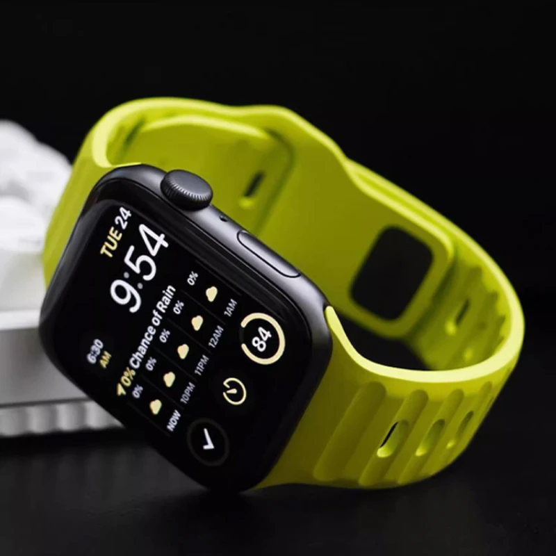 Sportarmband für Apple Watch Band 44mm 49mm 45mm 42mm 41mm 40mm Zubehör Correa Armband iWatch Series 8 7 6 5 4 3 SE Ultra