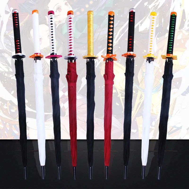 Anime Zoro Katana Umbrella Sword Long Rain Parasol Roronoa Zoro Cosplay Prop Real Size Japanese Katana Sabre Umbrella Parasol folding umbrella japanese umbrella