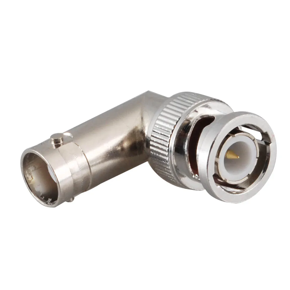 

Superbat BNC Jack Female to BNC Plug Male Adapter Right Angle RF Connector