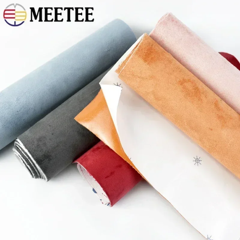 Large Suede Self-Adhesive Fabric Repair Patch - 0.8mm Thick Synthetic Leather for DIY Decoration and Interior Enhancement
