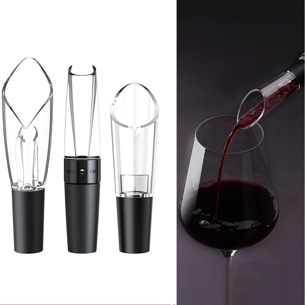 Viboelos Acrylic Wine Pourer And Decanter Wine Fast Aerating Pourer