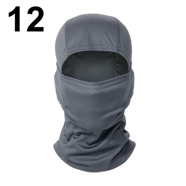 Enhanced Tactical Balaclava Sun Hat Set - Full Face Protection with Camouflage Design