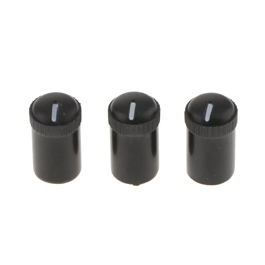 3 Pieces Equipment Power Radio Volume Control Loudspeaker Knob