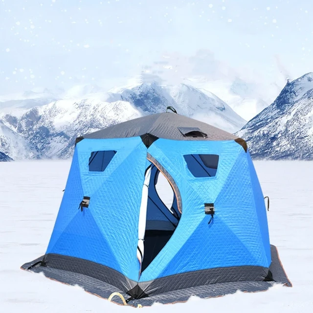 Ice Fishing Tent,Winter Fishing Shelter Camping Padded Breathable