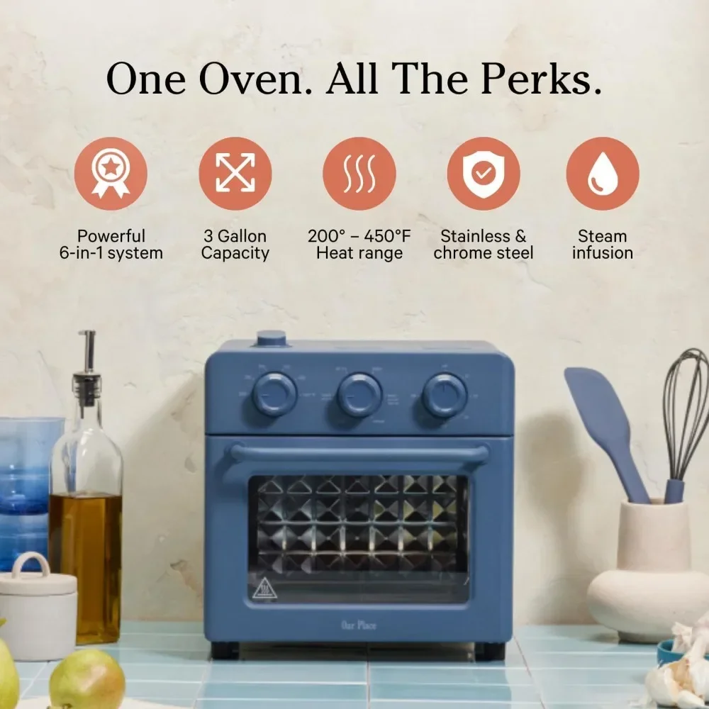 r & Toaster Oven with Steam Infusion | Compact, Countertop Friendly, Fast Preheat, Multif 2