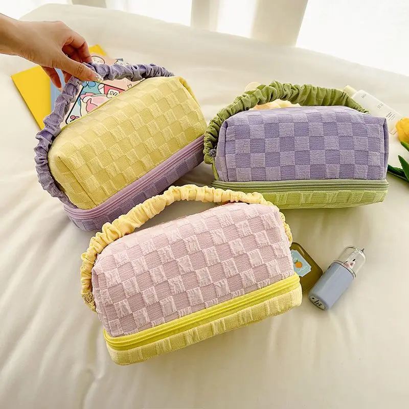 Women's Fashion Bags Mini Candy Color Toiletry Storage Portable Cosmetic Bag