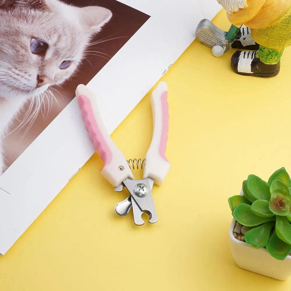 Professional Pet Nail Clipper Stainless Steel Dog Cat Nail Trimmer Labor-Saving Nail Clipper Convenient Dog Grooming Supplies 4
