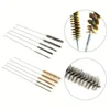 5/10pcs Cleaning Brushes Stainless Steels Brass Cylinder Wire Tubes Pipe Cleaning Brushs For Power Drill Descaling Rust Removal 4