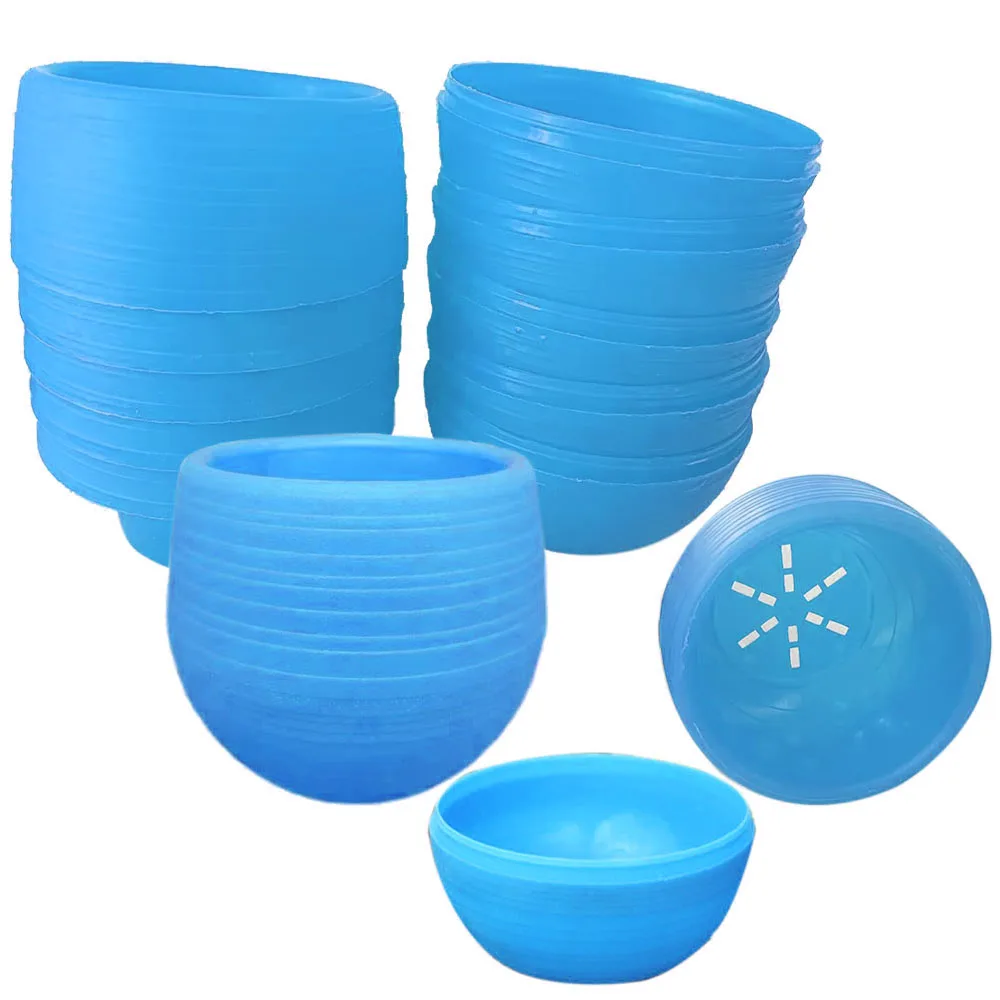 200 Kleine Blumentöpfe Aus Kunststoff – Quadratisch, 5,5 Cm, Mit Ablauflöchern, Schwarz