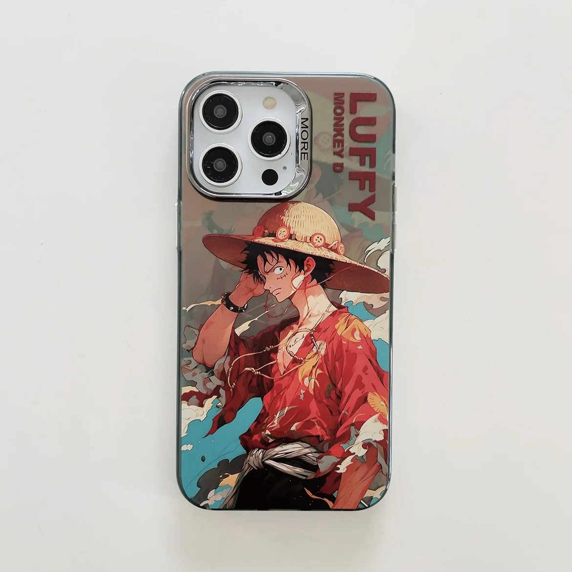 ルフィiPhone64㎇　イエローホワイトセット Amazon.co.jp: グルマンディーズ ちいかわ IIIIfit Clear(イー