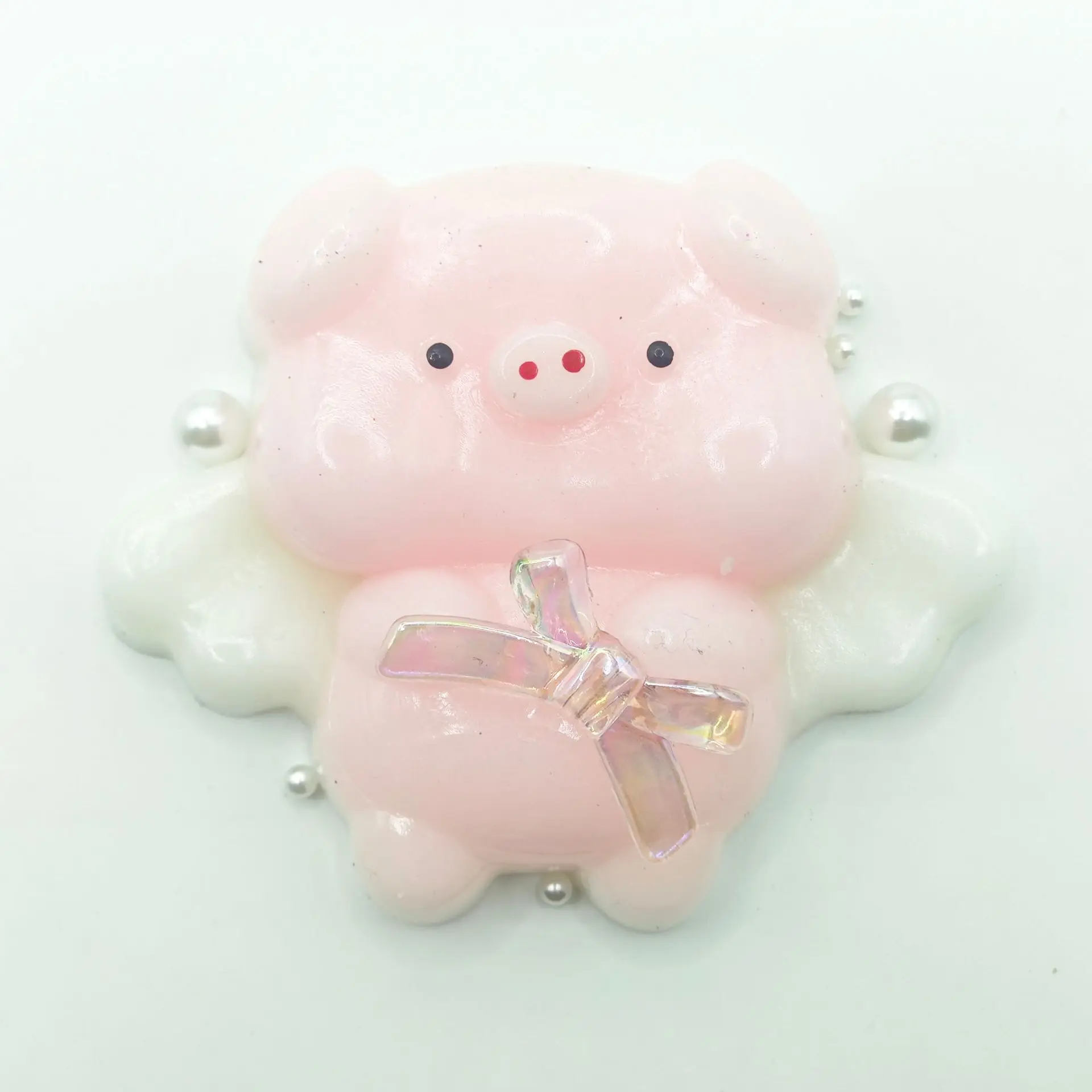 Kawaii Plush Bunny Angel Sheep Pig Curly Dog Ooze Feeling Relief Stress Squeeze Irritability Fingertip Toys Kids  Squishy Gifts 6