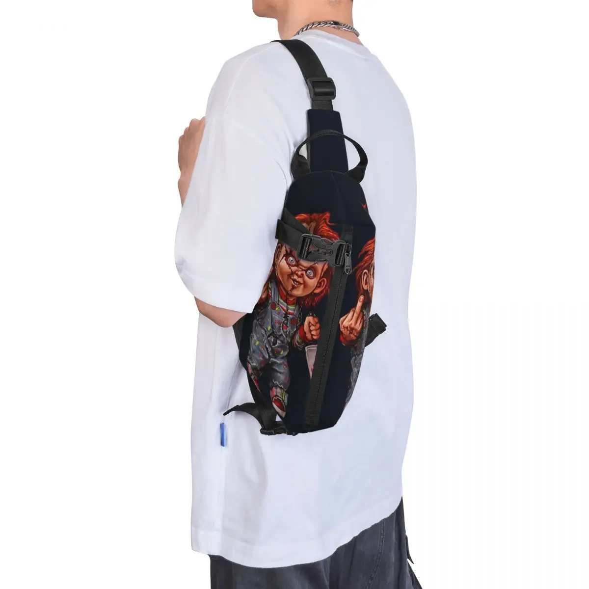 Chucky Shoulder Bags Chest Cross Chest Bag Diagonally Casual Messenger Bag Travel Handbag 3
