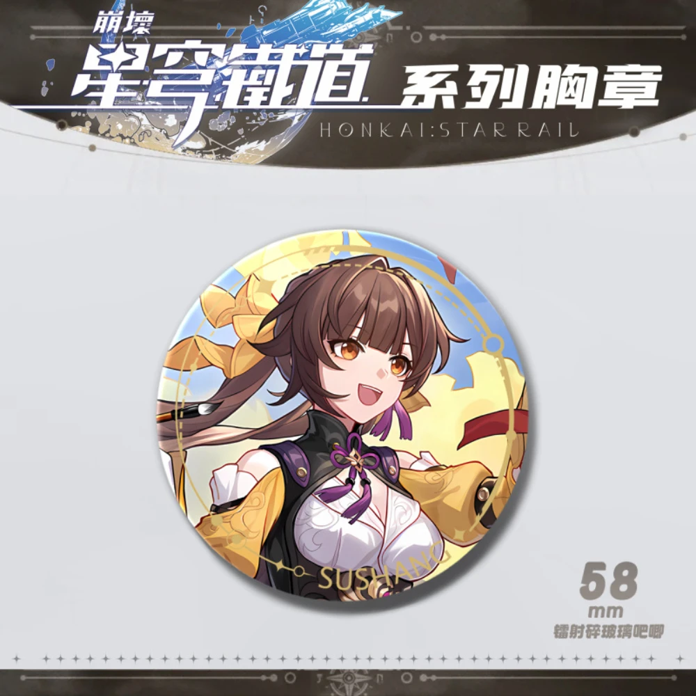 Spiel Honkai Impact Luocha Kafka Himeko Fu Xuan Dan Heng Bronya Zaychik Bailu Asta Arlan Qingque Blade Seele Badge Geschenk – Detail 20
