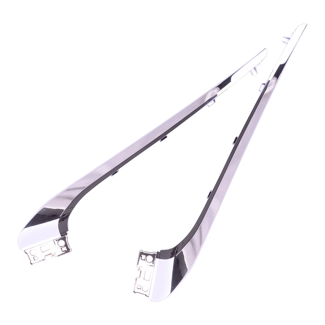 

6407A353 6407A420 1 Pair Car Left Right Front Bumper Upper Molding Strip Fit for Mitsubishi Outlander Sport 2020-2022 Chrome