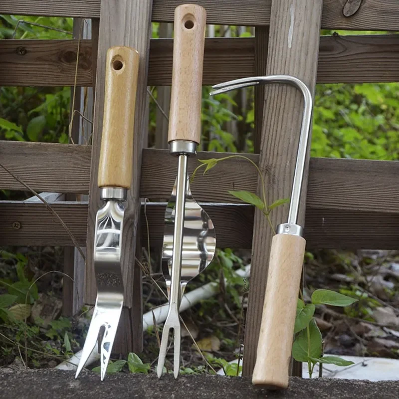 Weed Puller Tool Stainless Steel Seedling Puller Weed Remover Durable Garden Lawn Outdoor Yard Grass Root Puller Tools Planting Elements
