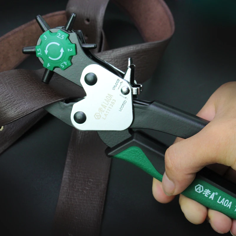 Leather Punching Plier Belt punch Professional Punching Tools LAOA