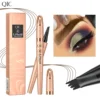 Eyebrow Pencil Liquid Waterproof Eyebrow Pencil Smudge-proof Brow Pencil With 4 Tip Microblade Eyebrow Pen Long-lasting Natural 4