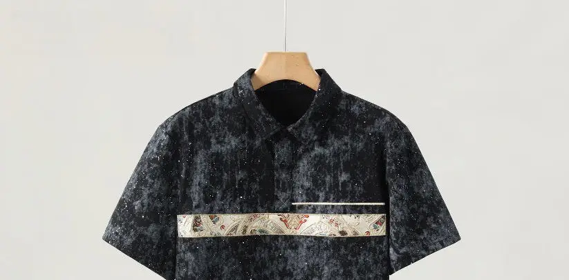 Short Sleeve Slim Fit Mens With Collar T-shirt Print Tie Dye Male Polo Shirts High Quality Quick-drying Original Summer Clothes 12 Sc3ad168ebce641958212ec82730be48bd