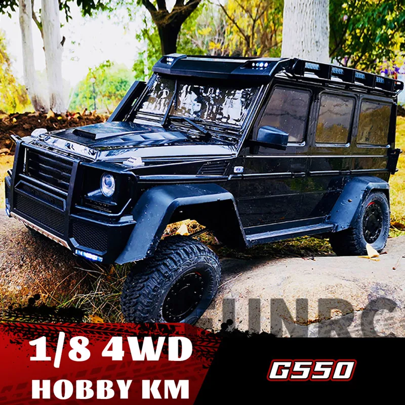 1-8-traction-hobby-km-g550-rc-car-4wd-km5-high-low-speed-switch-front