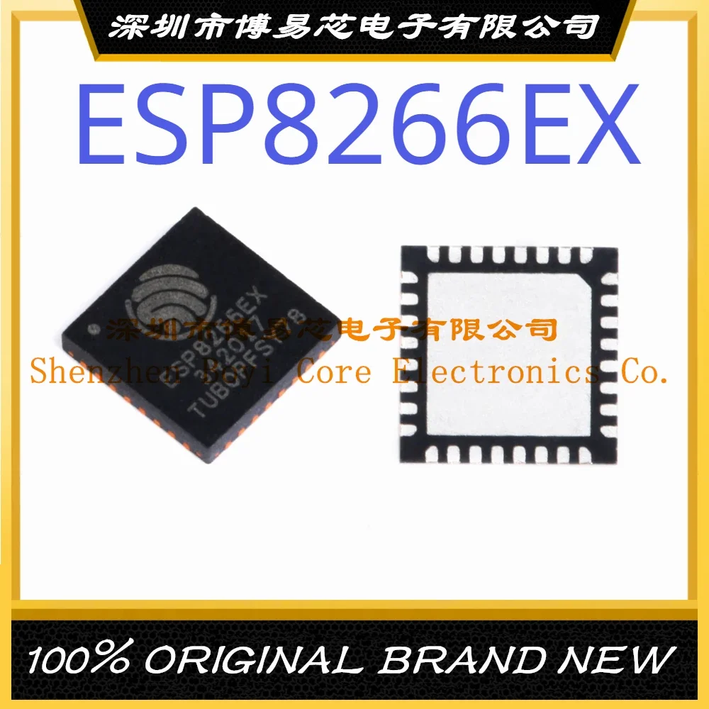 1Pcs/LOTE ESP8266EX Package QFN-32 New Original Authentic Wireless Transceiver Chip IC 1pcs lote rtl8822bu cg package bga 121 new original authentic wireless transceiver chip ic