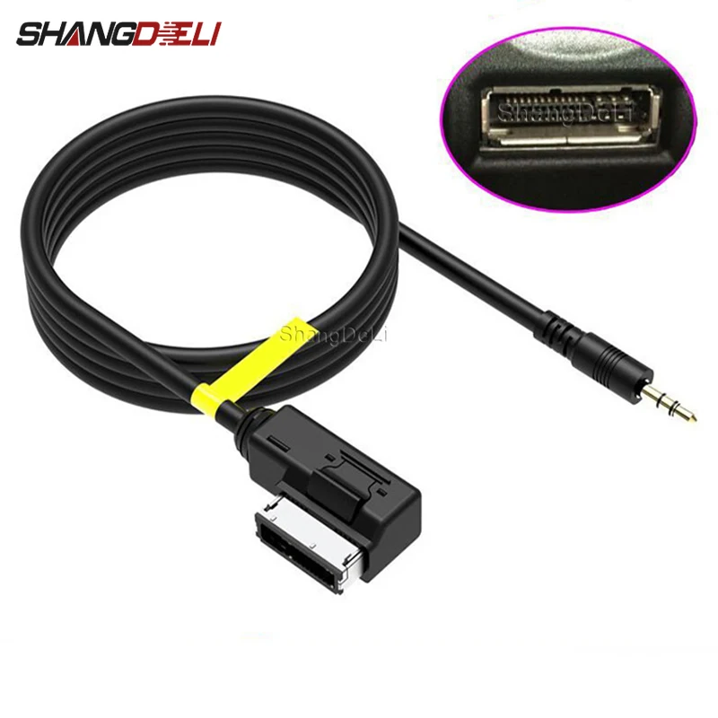 

1pc AMI Media AUX Car USB Cable Data Audio Cable Adapter for Audi A6 A8 Q5 For VW MDI Accessories