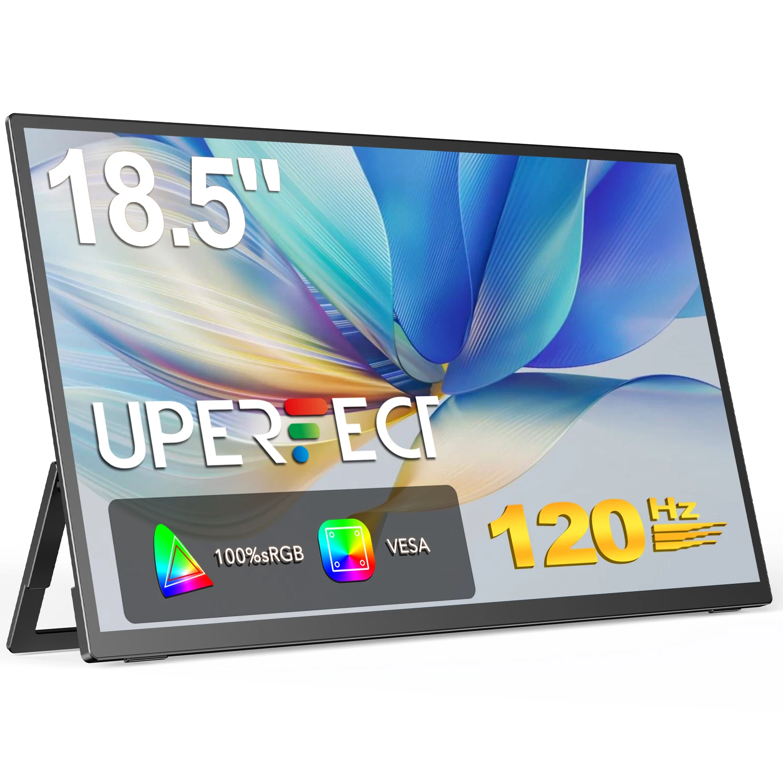 UPERFECT 18.5calowy monitor przenośny 120hz z EU za $110.13 / ~408zł