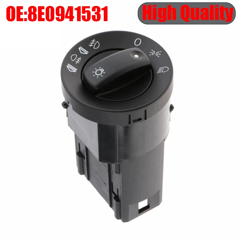 

Top Headlight Switch with Fog Lamp Switch For Audi A4 B6 2000 - 2004 A4 B7 2004 - 2007 Car Accessories 8E0941531