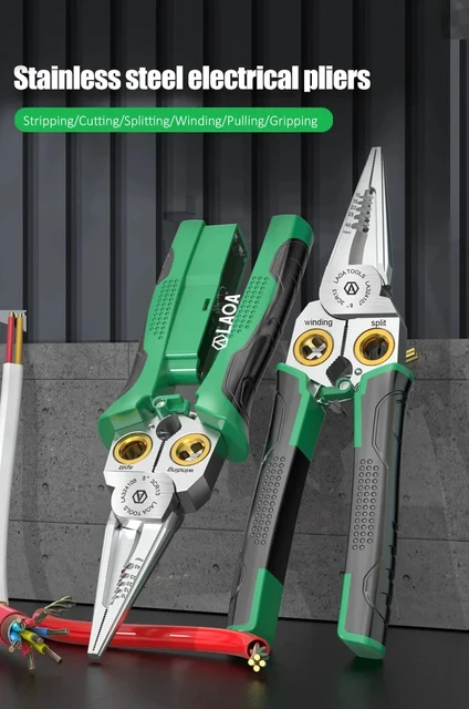 18-in-1 Foldable Wire Stripper Tool - Multi-Function Pliers For Electrical Work, DIY Projects, And Wiring Tasks - View #5
